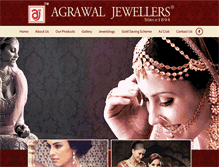 Tablet Screenshot of agrawaljeweller.com